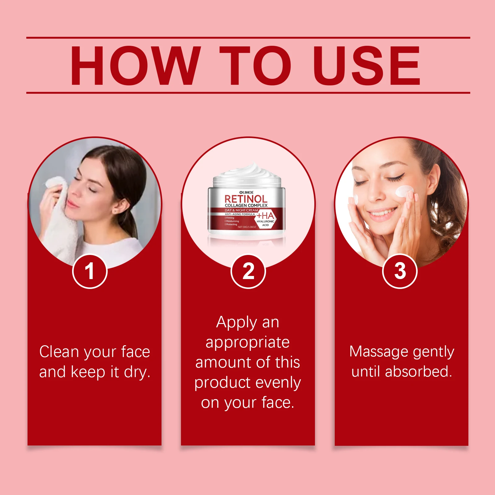 OUHOE フェイスモイスチャライザー 引き締めスキンケア 連続保湿をロックする 繊細な質感 迅速な吸収 快適な使用感