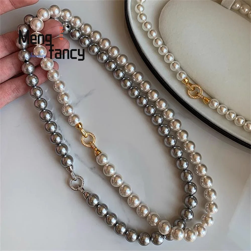 

Natural Freshwater Pearl Necklace Simple Exquisite Elegant Luxury Fashion Fine Jewelry Sexy Young Girls High-grade Holiday Gifts