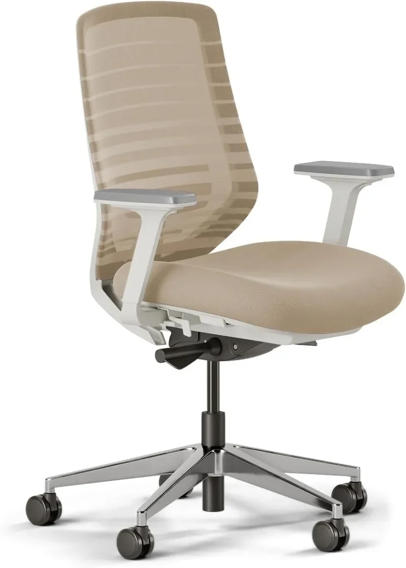 Branch Ergonomic Chair - A Versatile Desk Chair with Adjustable Lumbar Support, Breathable Mesh Backrest, and Smooth Wheels