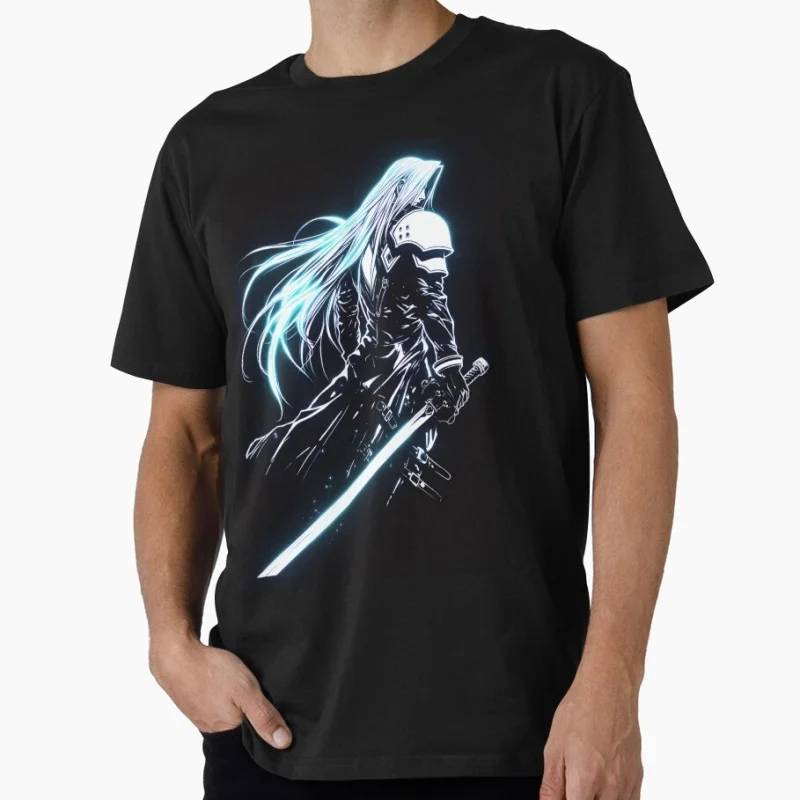 

Neon Sephiroth 0513 Final Fantasy Gift T shirt for gamer 100% cotton O-Neck Short Sleeve Graphic Clothes All size tops S-6XL
