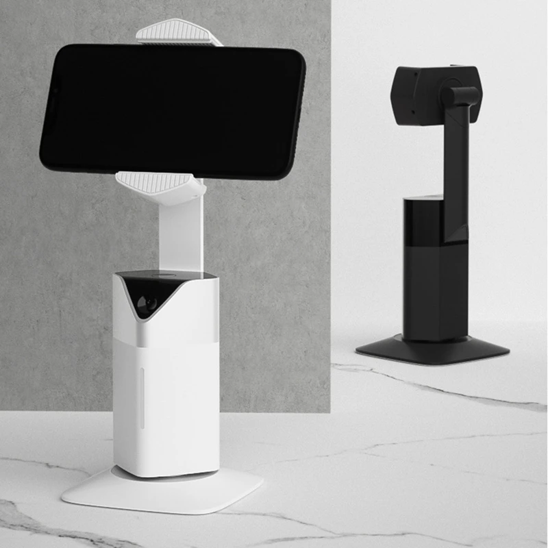 เอไอ 360 °   การหมุนการติดตามอัตโนมัติผู้ถือสมาร์ทโฟนขาตั้งกล้อง Gesture Control Gimbal Stabilizer สําหรับ Live Vlogging