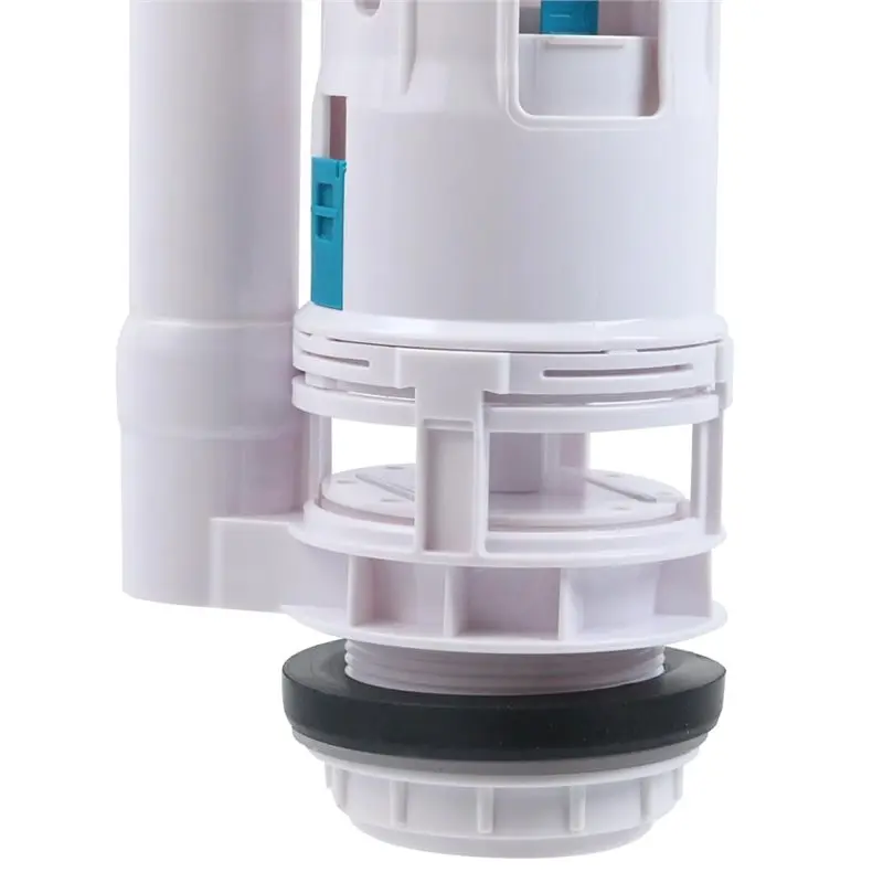 For Two-Piece Toilet Tank Parts Dual Flush Valve Toilet Flush Valve 9.84 Inch Height(From Top To Black Washer)-A68E