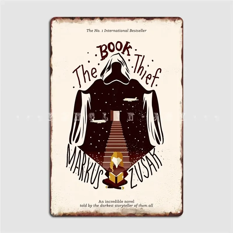 The Book Thief Metal Sign Wall Decor Vintage Wall Mural Wall Tin Sign Poster