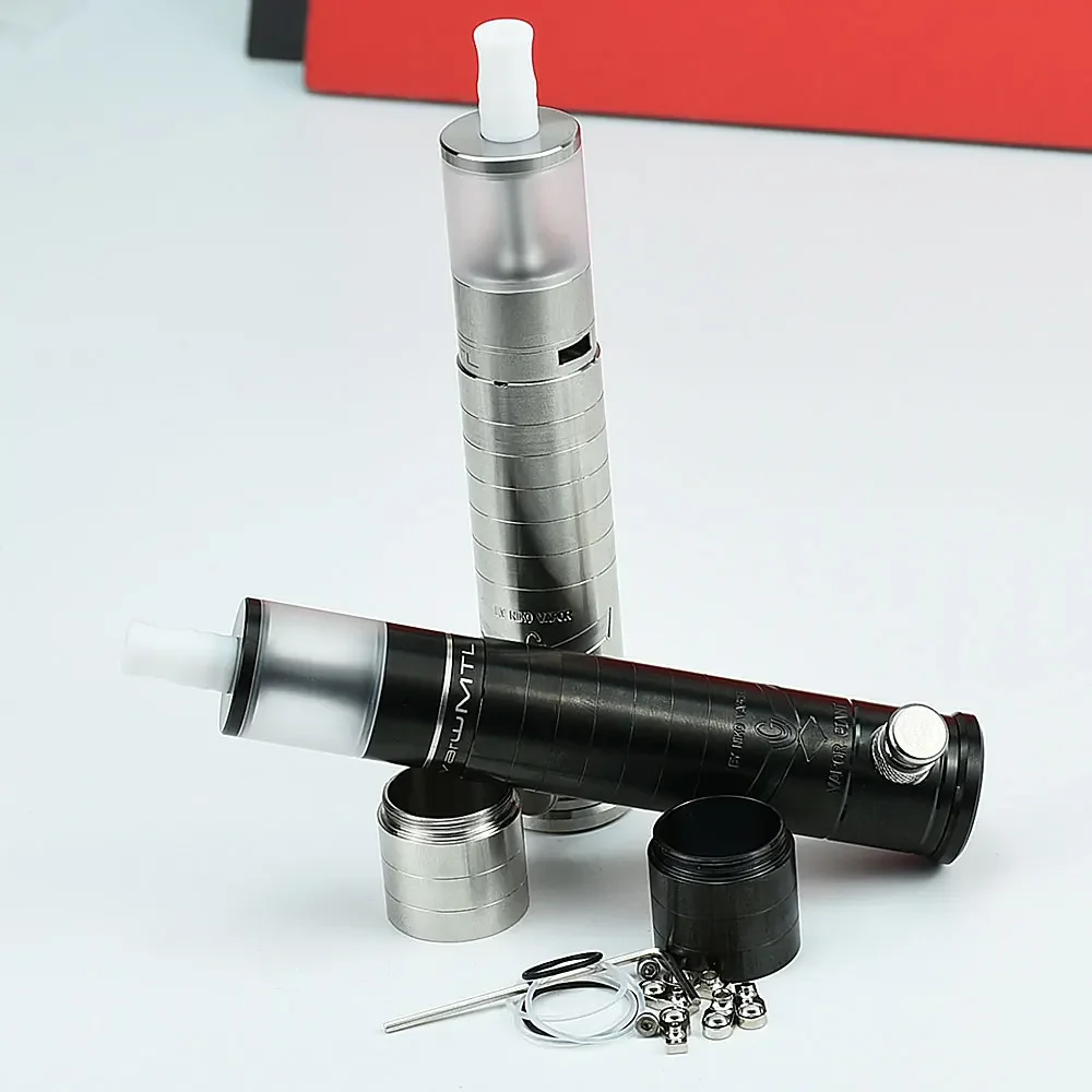 Dvarw mtl v2 rta Vapor Giant V2.5 Mini Mod 23 مللي متر vape atomizer RTA 6.0 مللي ميكانيكي VAPE mod fit 18650/2x 18350 بطارية