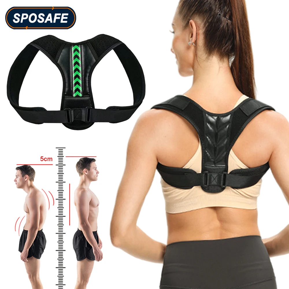 

Posture Corrector Belt Back Brace Adjustable Straightener for Mid,Upper Spine Support Neck,Shoulder,Clavicle,Back Pain Relief