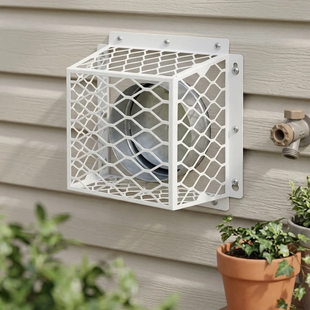 For Exhaust Fan Vent Cover Designed to Keep Birds Out of For 3 to 4 Inch Vents Ensures Uninterrupted Dryer Operation