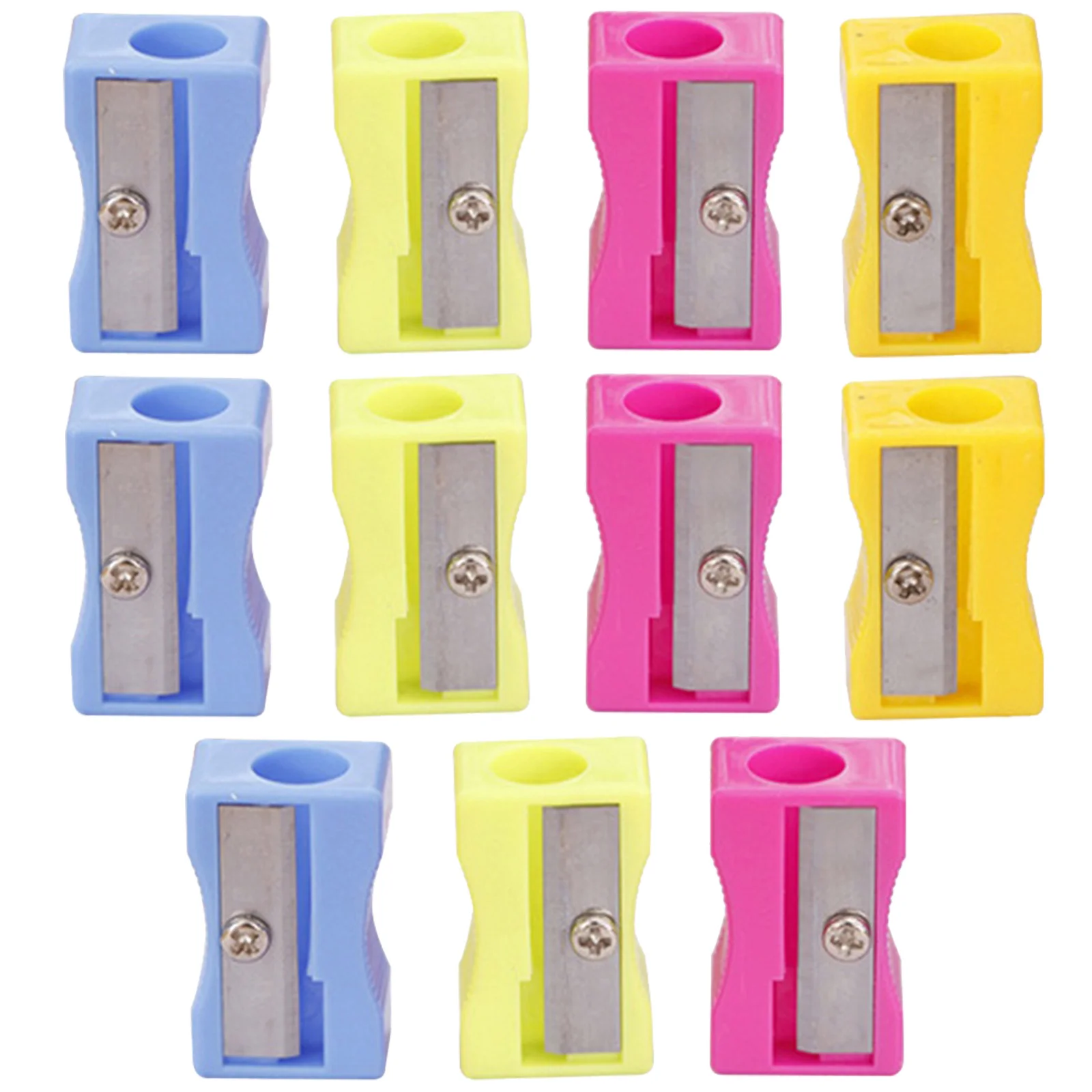 

Supplies Coloured Plastic Pencil Sharpener Manual Pencil Sharpener Bulk Set Mini Handheld Sharpener Classroom Pencils