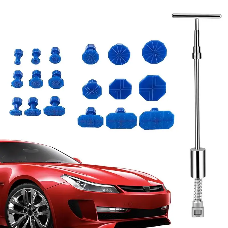 

Dent Removal Tools Professional T Metal Dent Puller Repair Kit Auto Body Slide Hammer Vehicle Reverse Hammer Sheet