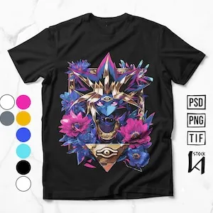 Anime simulated color , Anime DTF, Ready fo Print, It works for all Screen Printing , DTF, DTG, Sublimation Techniques