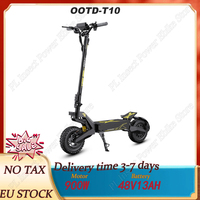 OOTD T10 Electric Scooter Foldable 11 Inch Off-Road Tires 500W 48V 13AH Folding Elegant Electric Mountain Scooterboard E-Scooter