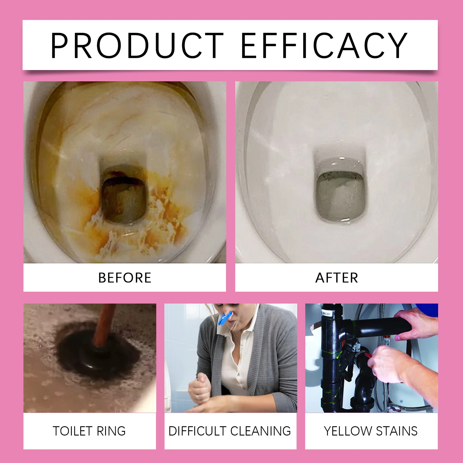 8/16pcs Multi-effetto Toilette Bastone di Pulizia Profumo Disincrostante Deodorante Toilette di Lunga Durata Ciotola Cleaner Per La Pulizia Dell'hotel Domestico