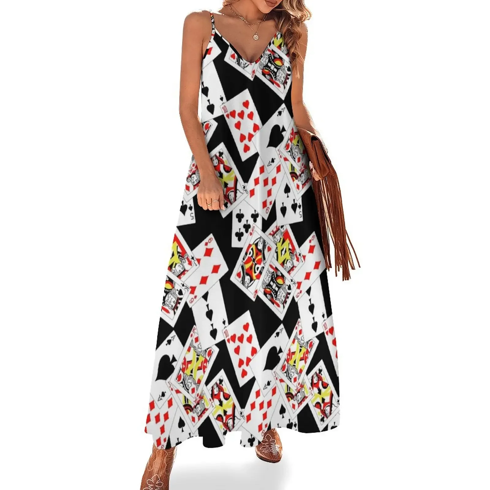 Ace of Spades Sleeveless Dress Dresses gala Bride dresses Clothing party dresses woman Dress