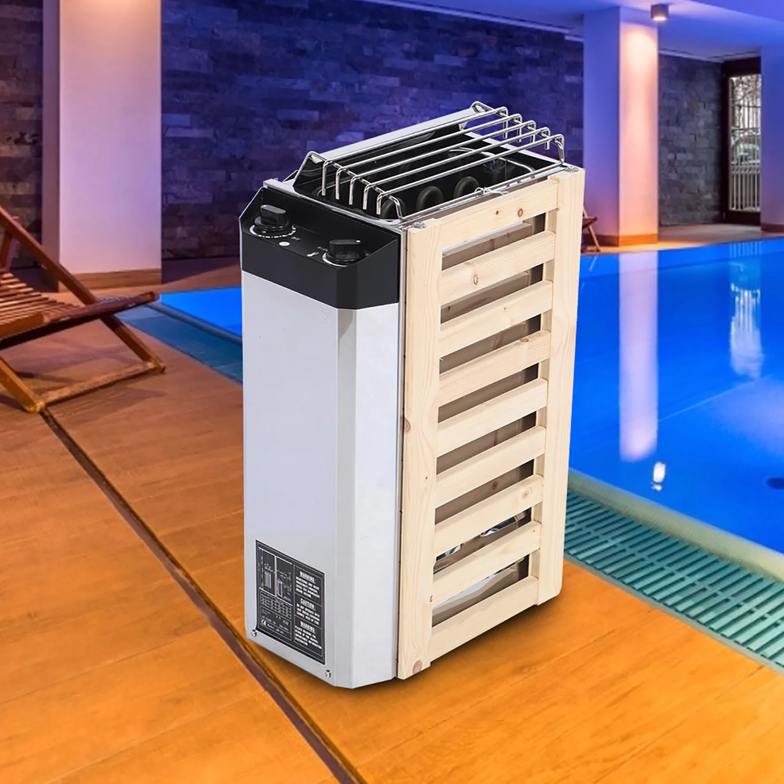 3kW interne Steuerung Edelstahl Sauna ofen Heizung Heizwerk zeug für Sauna raum Edelstahl Sauna ofen