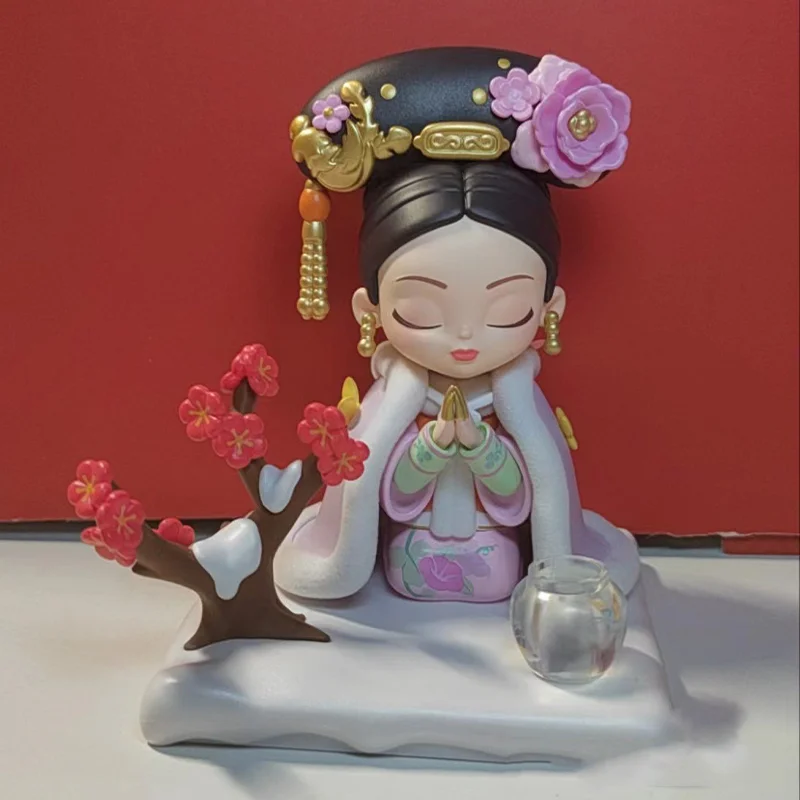 Zhen Huan Chuanxi Noble Consort Hua Fei Nian Shi Lan-serie Blind Box Officiële handgemaakte Koi Picking Fun Trendy Ornament Gift Two