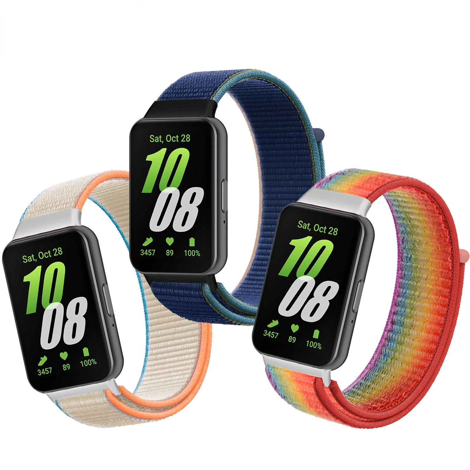 Soft Nylon Strap For Samsung Galaxy Fit 3 Sports Wristband Breathable Replacement Wristband for Samsung Galaxy Fit 3 Watchband