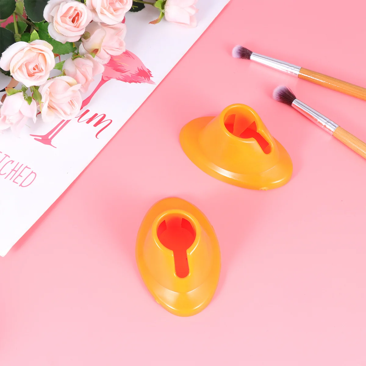 Base per bottiglia di smalto da 8 pezzi Fornitura per manicure resistente per uso a lungo termine Supporto leggero compatto per smalto gel per unghie