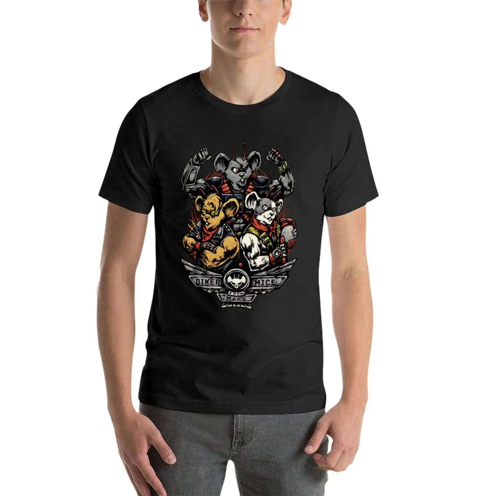 New Biker Mice From Mars T-Shirt Oversized t-shirt plus size t shirts mens big and tall t shirts