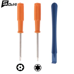 3Pcs Screw Driver Torx T6 & T8 T8H & T6 Security Screwdriver for Xbox-360/ PS3/ PS4 Tamperproof Hole Repairing Opening Tool