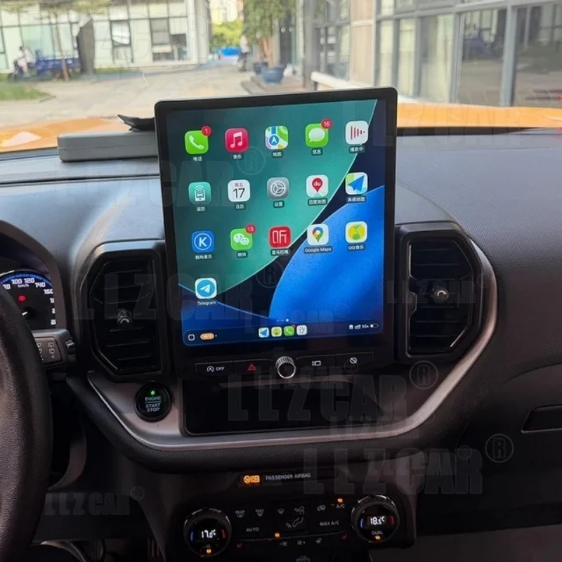 12Inch Android 14.0 for Ford Bronco Sport 2021-2025 8+256GB Plug & Play Retain All Original Functions 4K DSP Wireless CarPlay