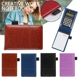 Ultra-Thin Calculator Notebook Carryable Note-Taking Notebook School Office Supplies
