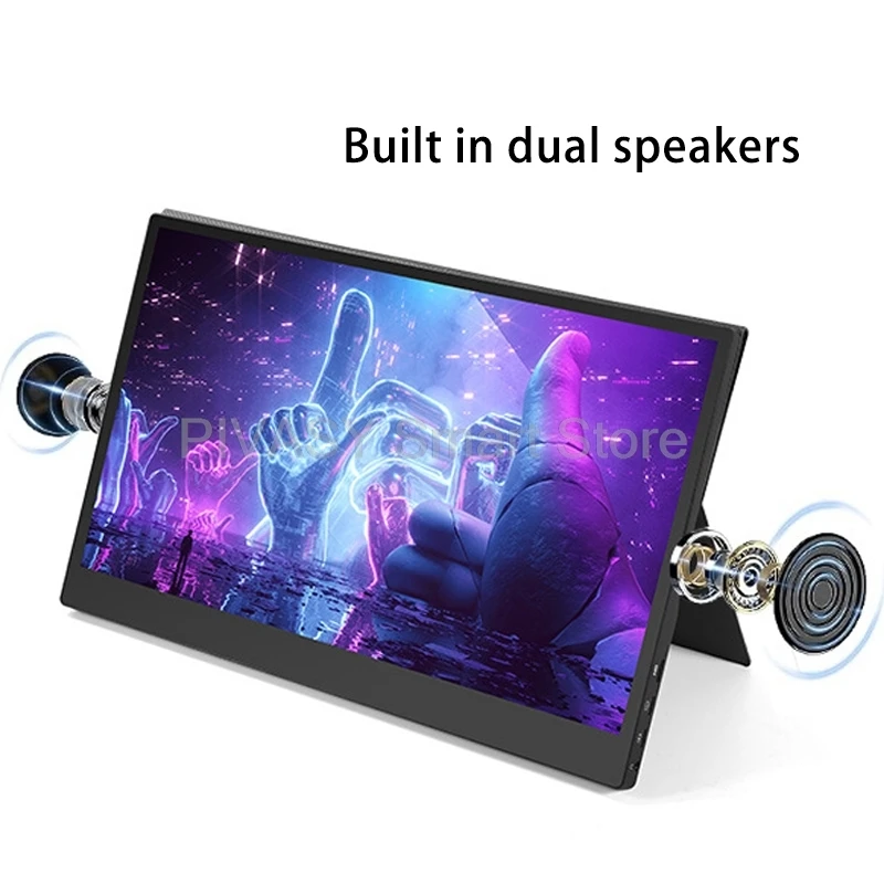 15.6インチ ポータブルモニター PS4 NS XBOX Switch PCゲーム用 HDMI アイケア 1920*1080解像度 IPSパネル 300nit輝度