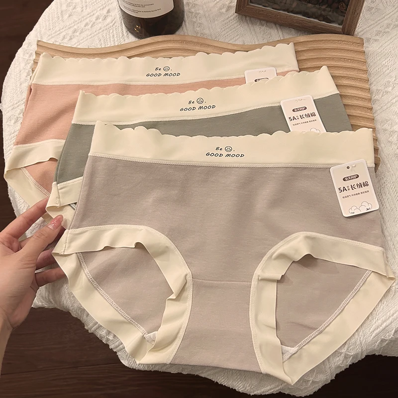 5 ks dámských kalhotek, pohodlné, měkké, prodyšné, vysoce elastické, módní, šetrné k pokožce, přiléhavé, velikost M-XL, jednoduché - náhled 3