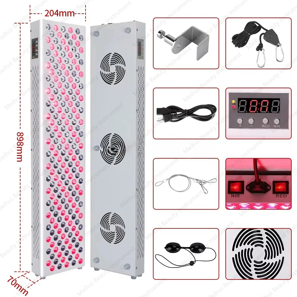 1000W LED Light Therapy Lamp 660nm 850nm 5W Near-infrared Light Therapy Red Light Therapy Lamp for Pain Relief view 4