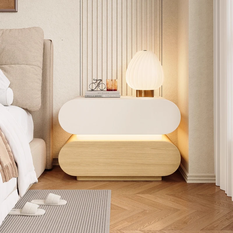 

Swivel Safe Bedside Table Hidden Italian Industrial Vintage Bedside Table Modern Organizer Sillones Modernos Home Furniture