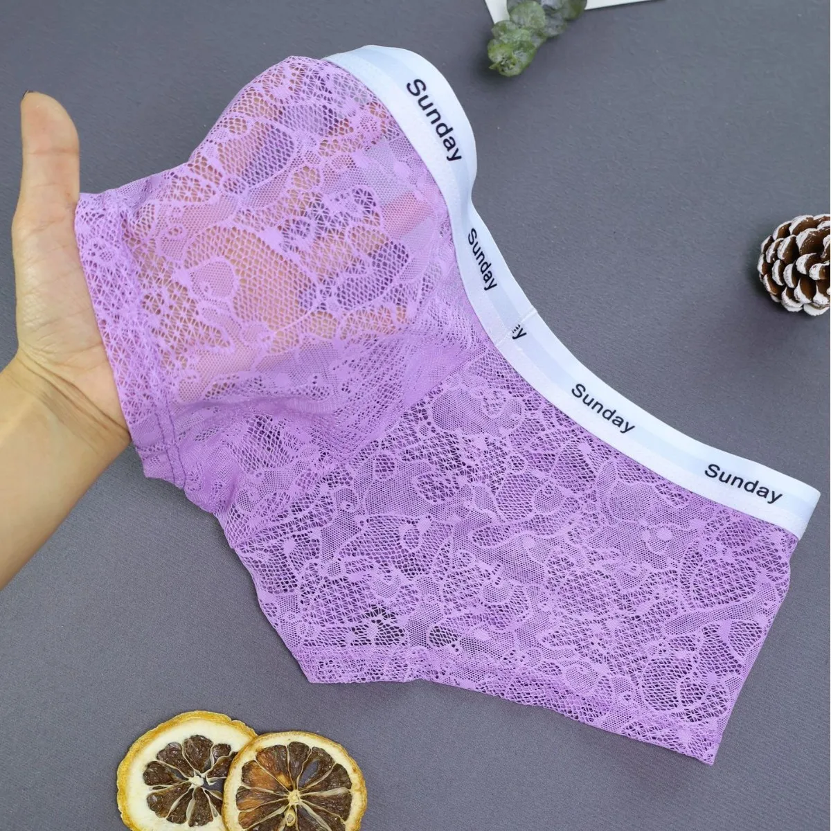 

Летнее мужское нижнее белье Boxy, жаккардовое кружево, полупрозрачные тонкие быстросохнущие шорты-боксеры для геев, эротические U-образные выпуклые шорты с низкой посадкой