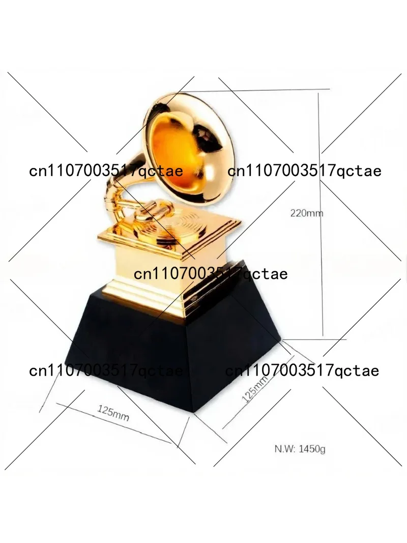 Academy Awards Grammy Trophy Film and Television Craft Ornament Model Memorial Cup for Home Decor
