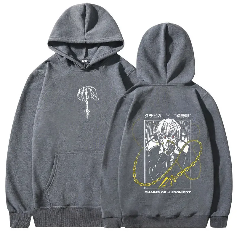 New Anime Hunter X Hunter Kurapika Manga Printed Hoodie Sweatshirt Men's and Women's Hoodie Men's Tops Sports Hoodie Y2K Hoodie - Image 5