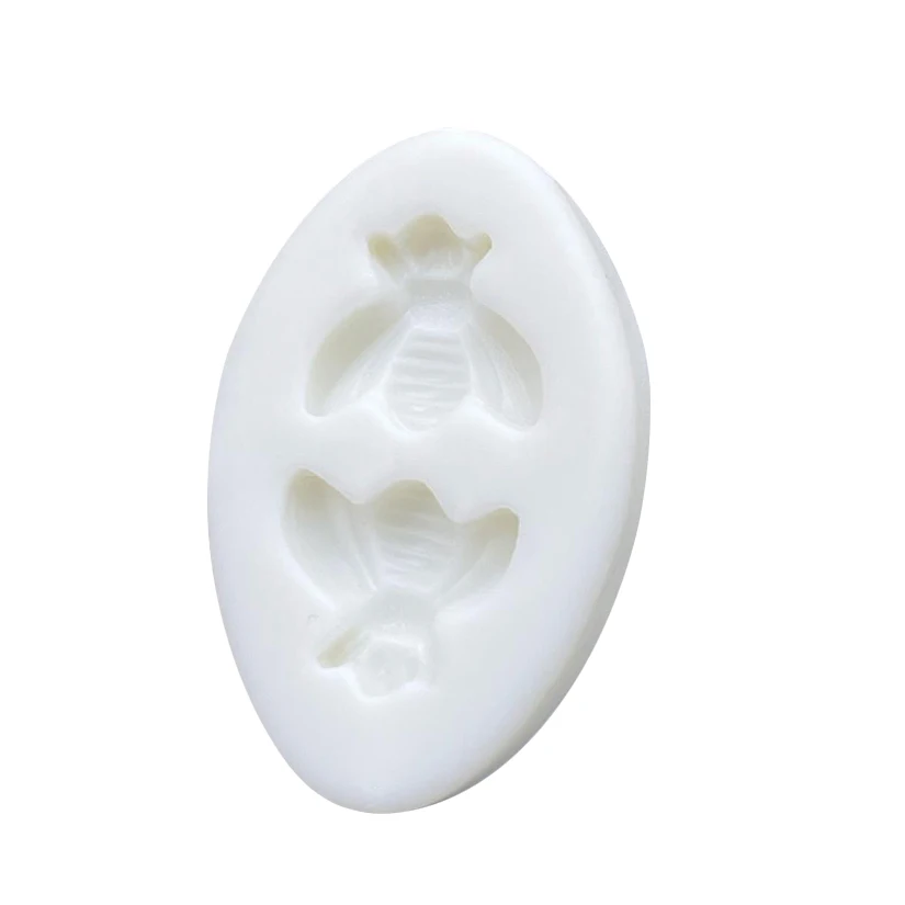 Mini Bee Silicone Mold Sugarcraft Cupcake Baking Mold Fondant Cake Decorating Tools