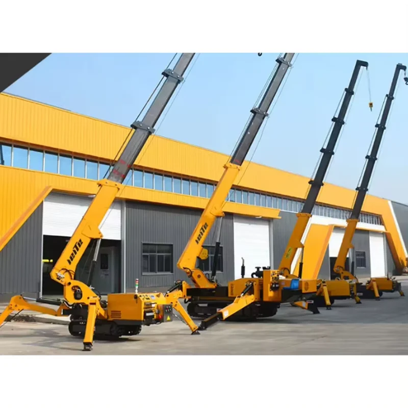 YG New Arrival Spider Crane Customize Hydraulic Crawler Spider Crane Telescopic Outrigger Mini Mobile Spider Crane Price Sale