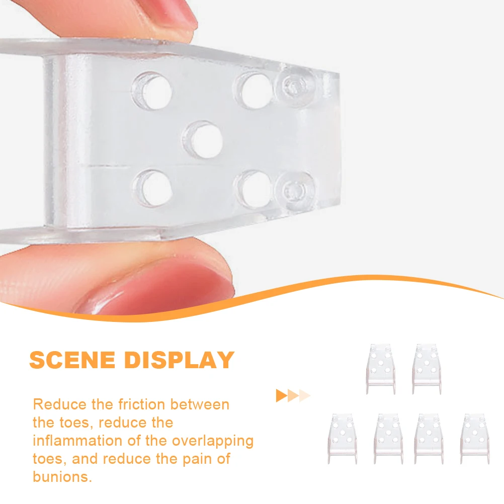 

3pcs Hammer Toe Corrector For Men Women Foot Separator Toe Spacers Valgus Protector Foot Support Tool Reduces Friction Bunion