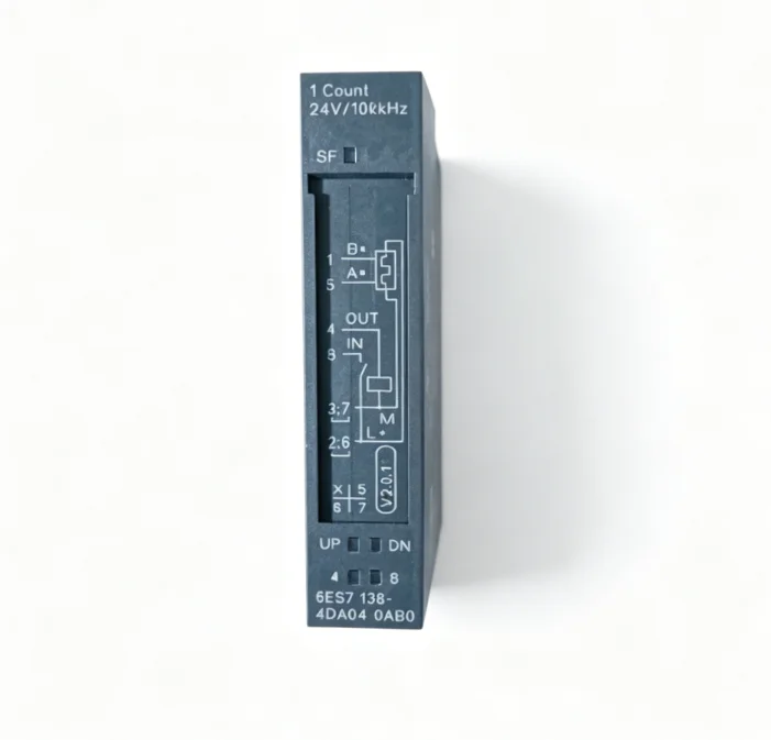 6ES7132-4BD02-0AA0 ET200S 4-Channel Digital Output Module, DC24V, 0.5A PNP Transistor, DIN Rail Mount, for Industrial PLC