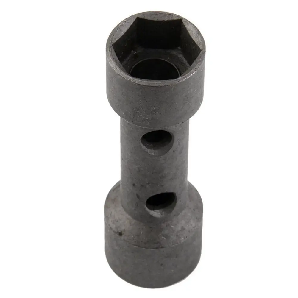 

Double End Tool Socket Hexagonal Key Box Spark Plug Repair 19mm 21mm Gray