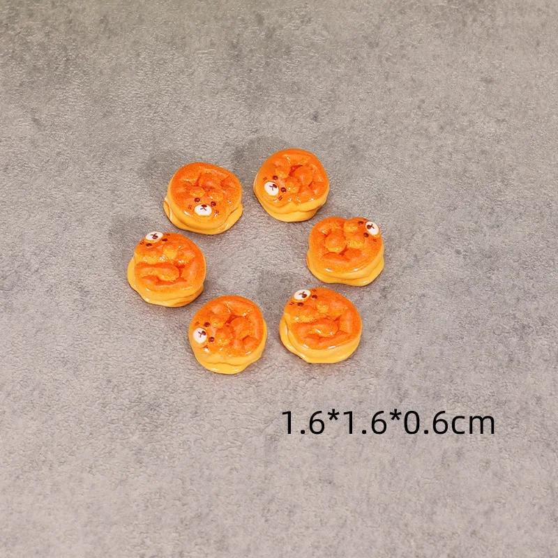 Hot Sale Simulated Miniature Bread Snacks Dessert Models Bakery Decorations Cute Cartoon Mini Playhouse Doll House Scenes