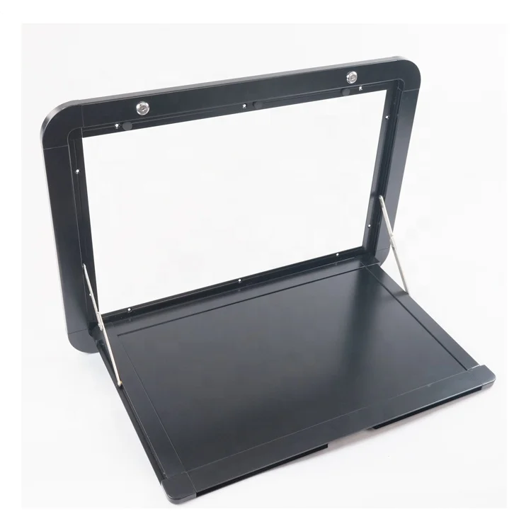 500x300mm Small Size Black Camper Pinic Table Rv Dining Table Rv Folding Table for Rv Camper Motorhome