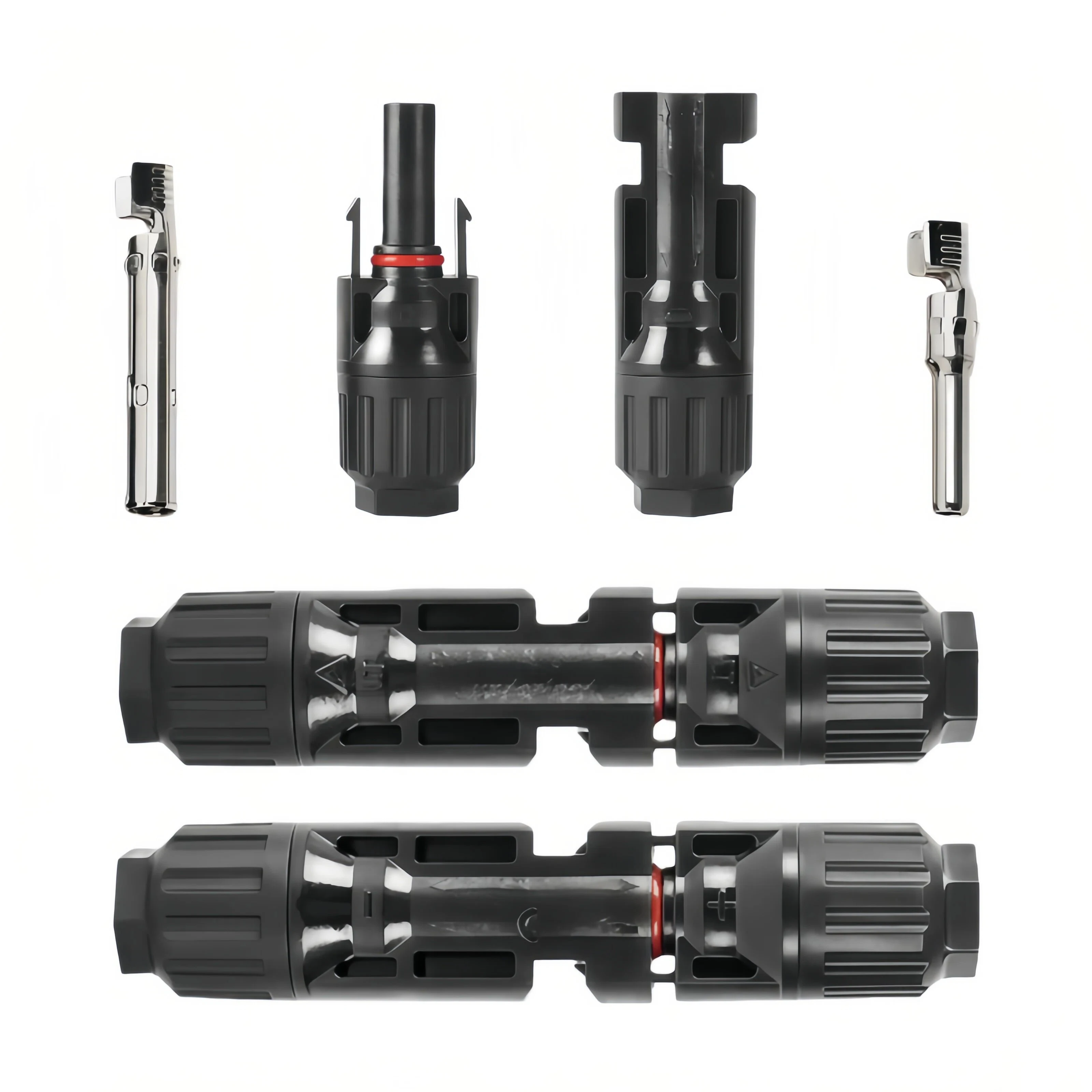 

Waterproof Solar Panel Cable PV Connector 40A 1500V Male And Female Solar Connection for Photovoltaic,Systems Photovoltaic plug