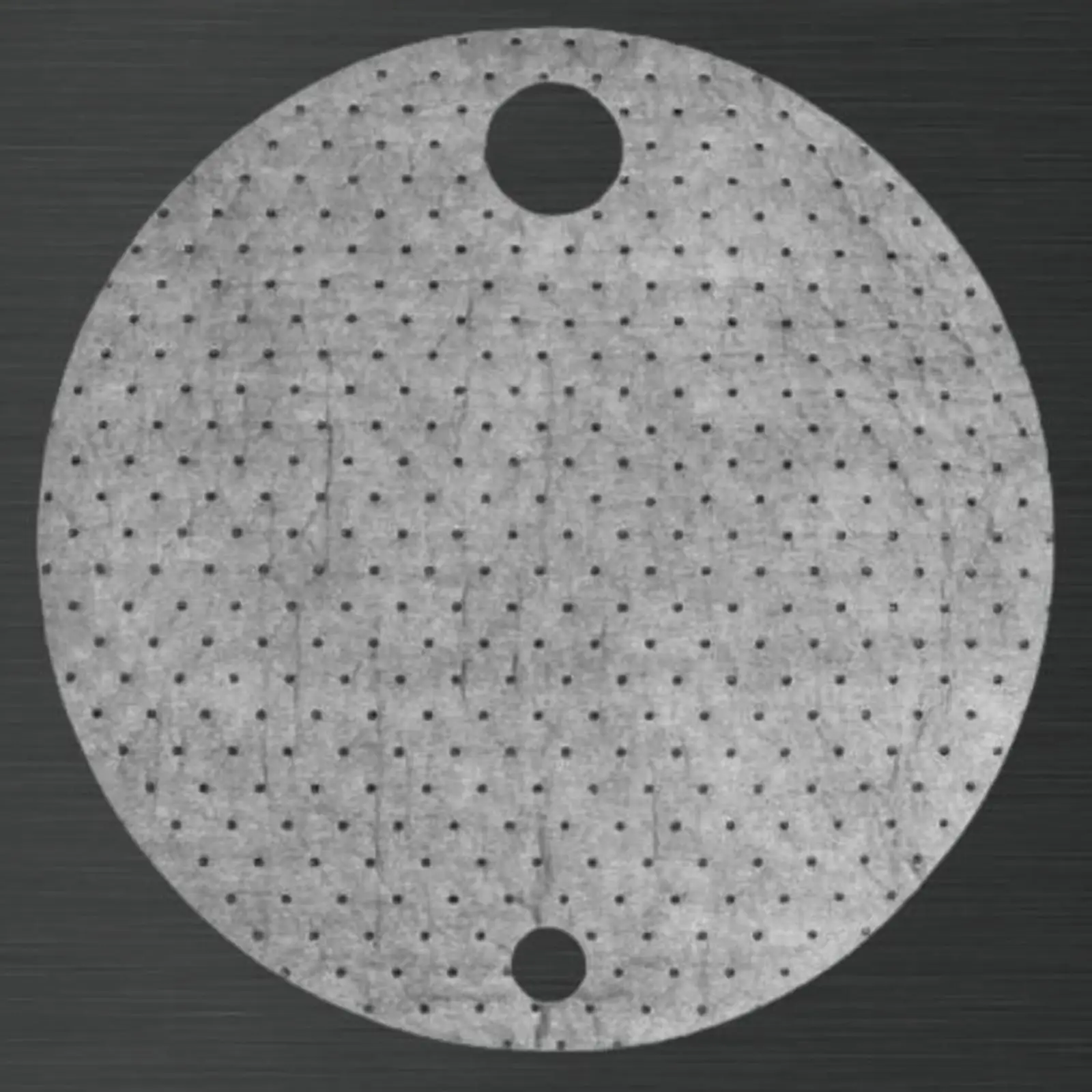 

PP Cotton Oil Spill Mats with Holes Drum Absorbent Sheets for 55 Gallon Barrel Workshop Garage Cleanup
