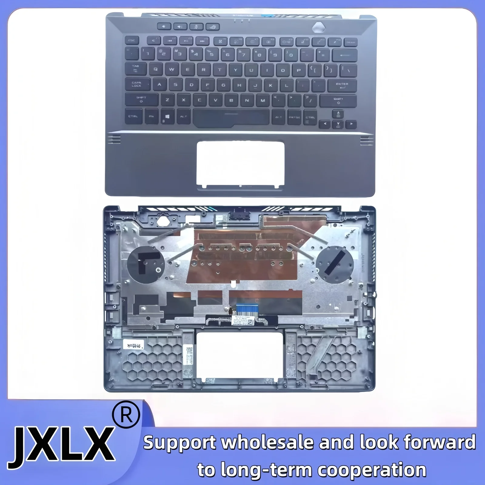 

JXLX® New for ASUS ROG Zephyrus G14 GA401 GA401U GA401M GA401I V192461B2 GA401Q GA401IV GA401QM US Backlit keyboard gray