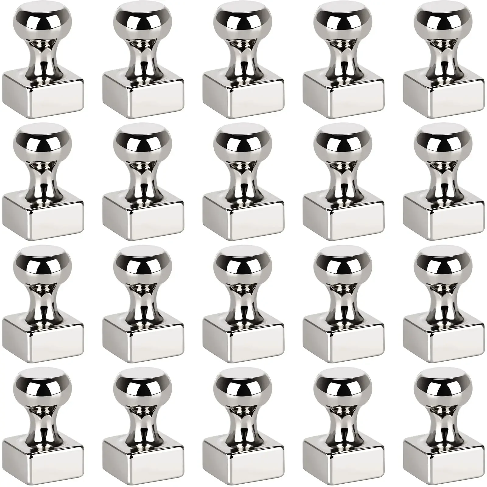 10-30 PC Refrigerator Magnets Fridge Magnets Small Magnets for Whiteboard Magnetic Push Pin for Fridge Whiteboard Office Kitchen