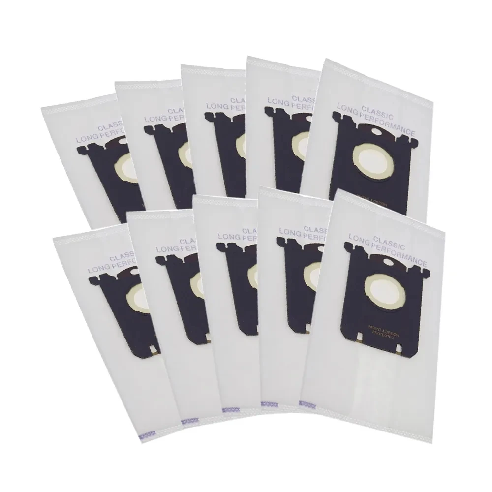 10pcs Vacuum Cleaner Bags Dust Bag White for Electrolux Philips Tornado Vacuum Cleaner filter and for S-BAG FC8021 HR6999 FC9088