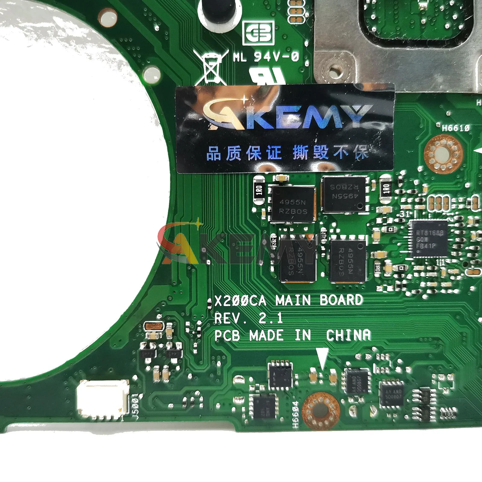 X200CA Laptop Moederbord Voor ASUS VivoBook X200CA K200CA D200CA F200CA X200C Notebook Moederbord Met I3 I5 I7 CPU 100% testen OK