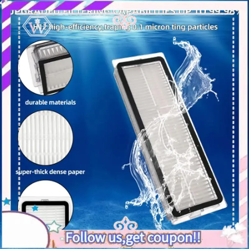 دائم ل Mijia 2C STYTJ03ZHM جهاز آلي لتنظيف الأتربة استبدال أجزاء فرشاة جانبية رئيسية فلتر HEPA ممسحة القماش اكسسوارات عدة