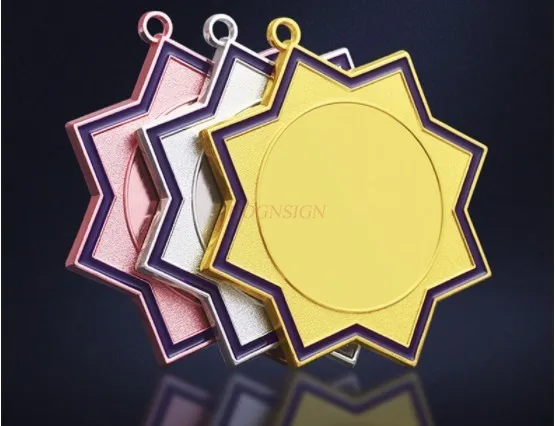 Canoeing foil neck hanging water activities competition medal school sports events outdoor gold