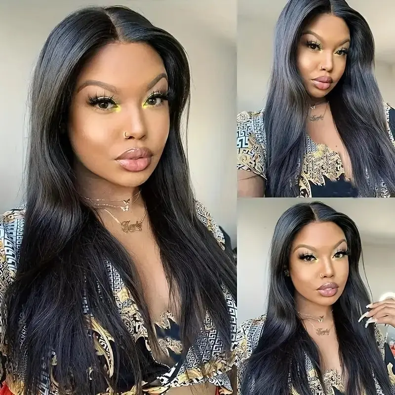 Rosabeauty 13x6 Straight Lace Front Wig Human Hair 40 Inch 13X4 Frontal 5X5 Glueless Ready to Wear Wigs 250% For Women