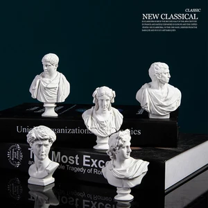 Yunan mitolojisi ve İskandinav Alçı Heykeli David ve Şekil Reçine, Portreler Büstü Mini Alçı, Çizim Uygulaması, sanat El Sanatları, 1 Adet. 8 en çok satılan, çoğu sıva ve boya-no. 1