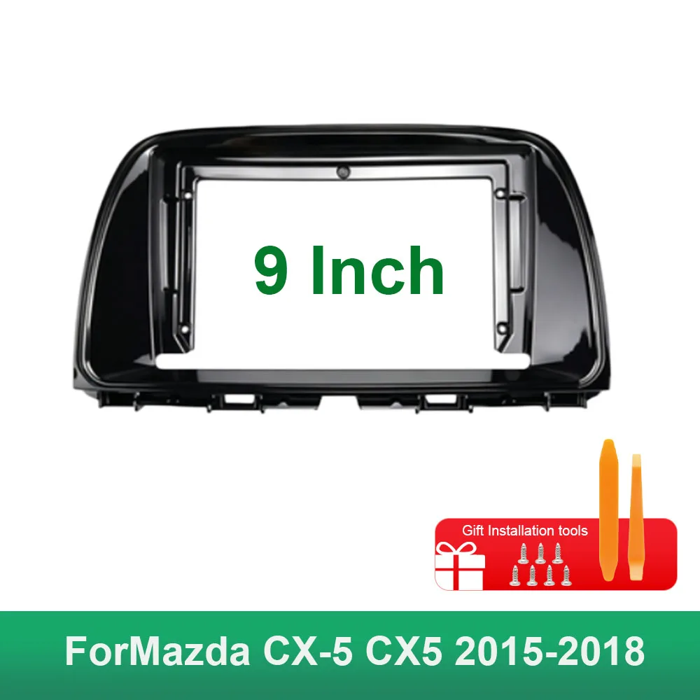 9 Inch Android Car Radio Fascia for Mazda CX-5 2015-2018 Dashboard Installation Kit with CANBUS Decoder