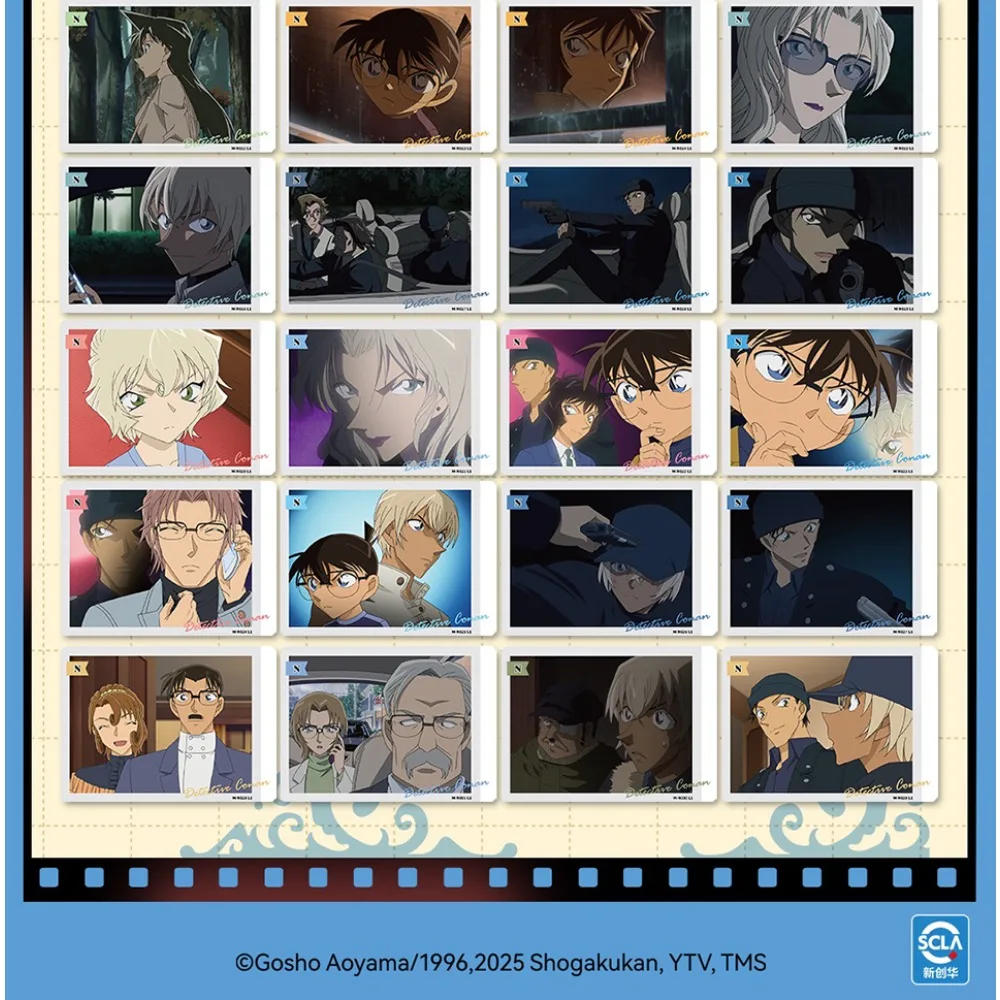 KAYOU – cartes de Collection de détective Conan authentiques, personnages d'anime Kudou Shinichi, cartes de scène classiques, cadeaux créatifs uniques